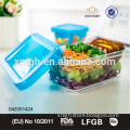 glass vacuum food storage container with cover